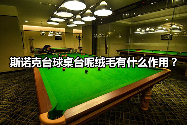 斯诺克台球桌台呢绒毛有什么作用？图1