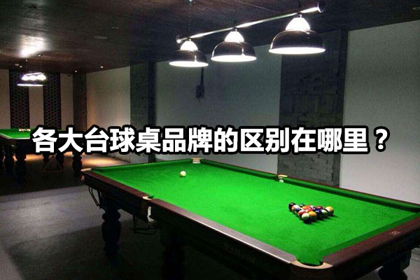各大台球桌品牌的区别在哪里？图1