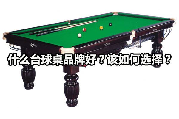 什么台球桌品牌好？该如何选择？图1
