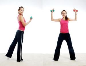 举重哑铃对女孩子有什么好处？图1