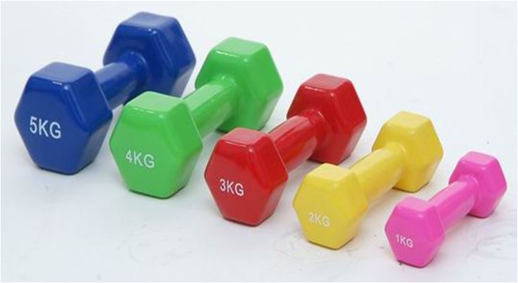 女生在健身时该如何使用哑铃？图1