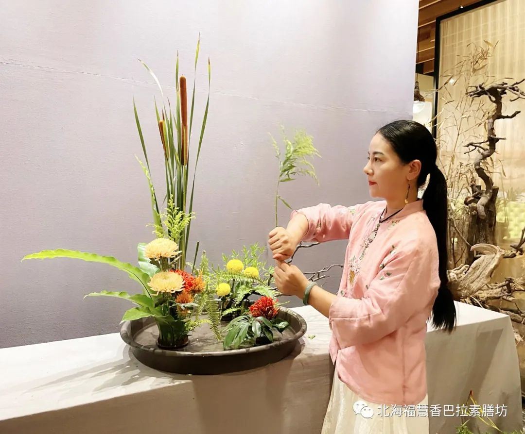 本周日|精品&ldquo;中华花艺&rdquo;花道体验课来到素食馆!花所在,皆图1