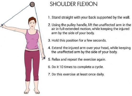 肩部滑轮运动 肩部滑轮运动