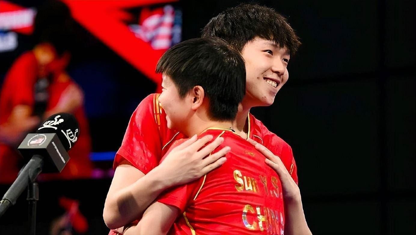 莎头CP破灭！陈玘直言混双没有情侣，遭球迷反驳：许昕和图1