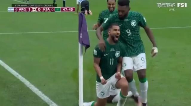 沙特竟然扳平比分，今晚能否爆出大冷门呢(1:1)(沙特下半场)图1