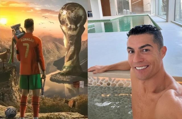 狂秀肌肉照！37岁C罗太自律，沙特豪门送2亿肥约，仍想踢