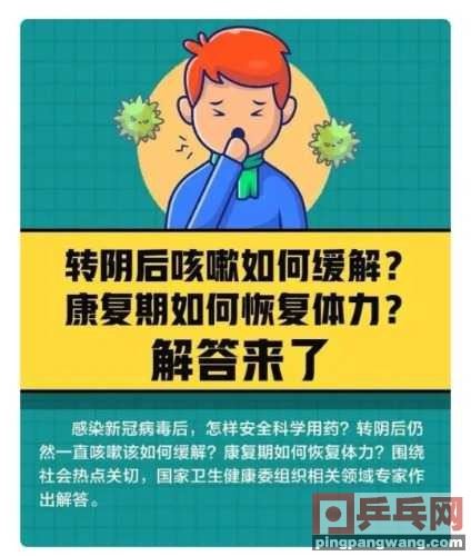 转阴后咳嗽如何缓解？康复期如何恢复体力？解答来了图1