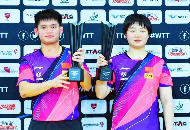 一路30强到最后，国乒混双小将厉害了！林诗栋快慢再次夺图1