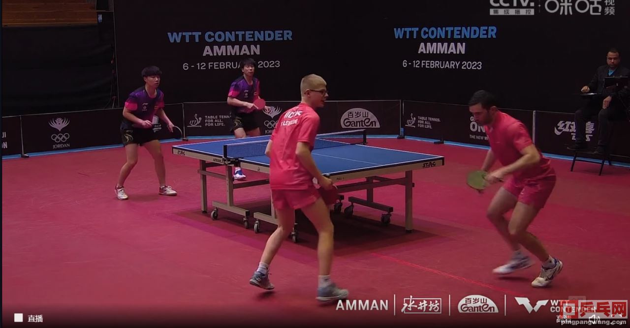 刘夜泊/徐瑛彬3:0莱贝松/费利克斯·勒布伦，挺进男双决赛图1