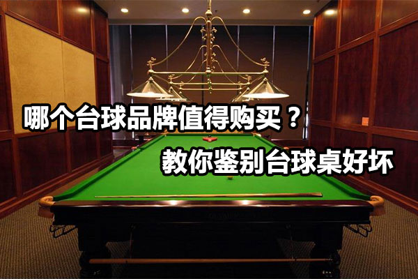 哪个台球品牌值得购买？教你鉴别台球桌好坏 图